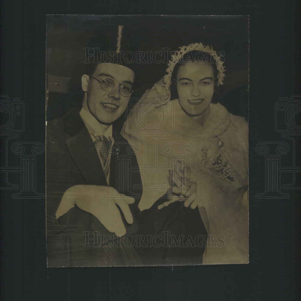 1939 Press Photo Mr. & Mrs. Harger Rollo - Historic Images