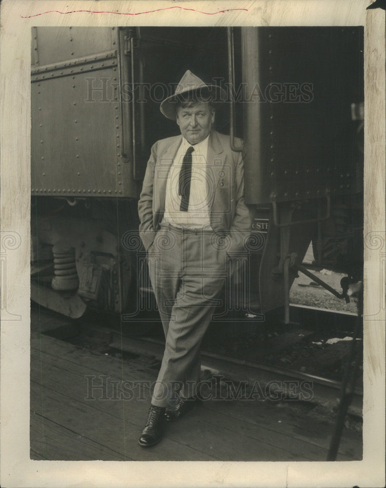 1111 Press Photo Death Valiey Scotty Revisits Scenes at His Bonanza Days - Historic Images