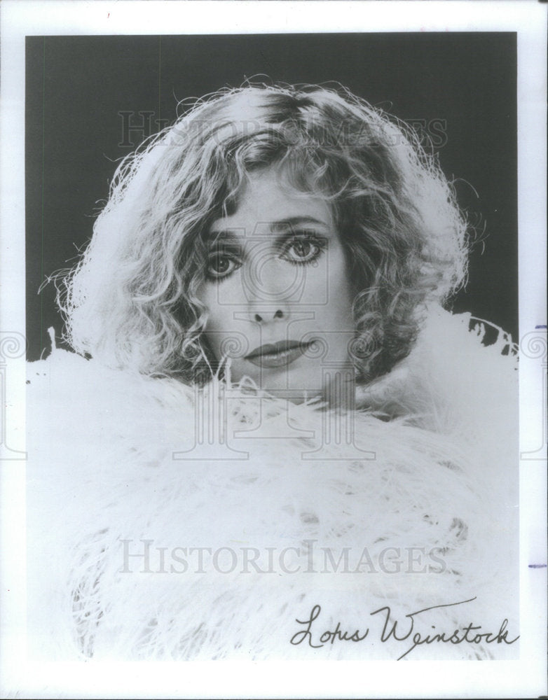 1985 Press Photo Lotus Weinstock will share Intelligent Humor Emily Levine - Historic Images