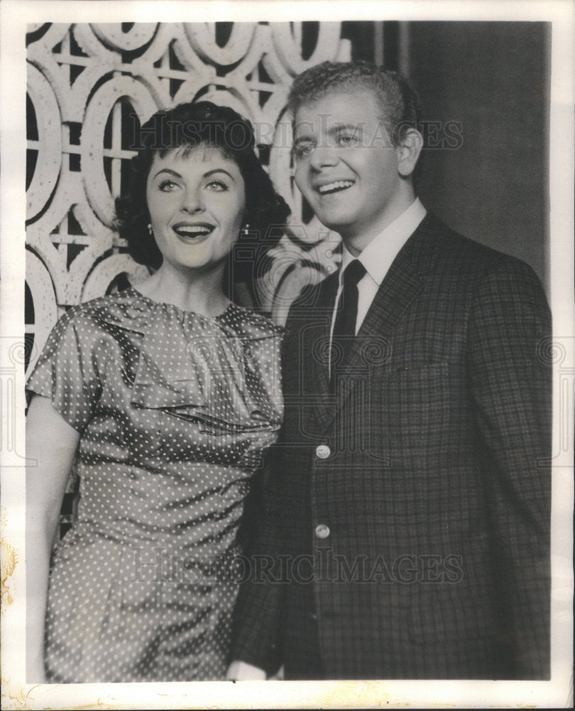 1958 Marilynn Lovell & Dick Roman: Singers on "The Liberace Show" - Historic Images