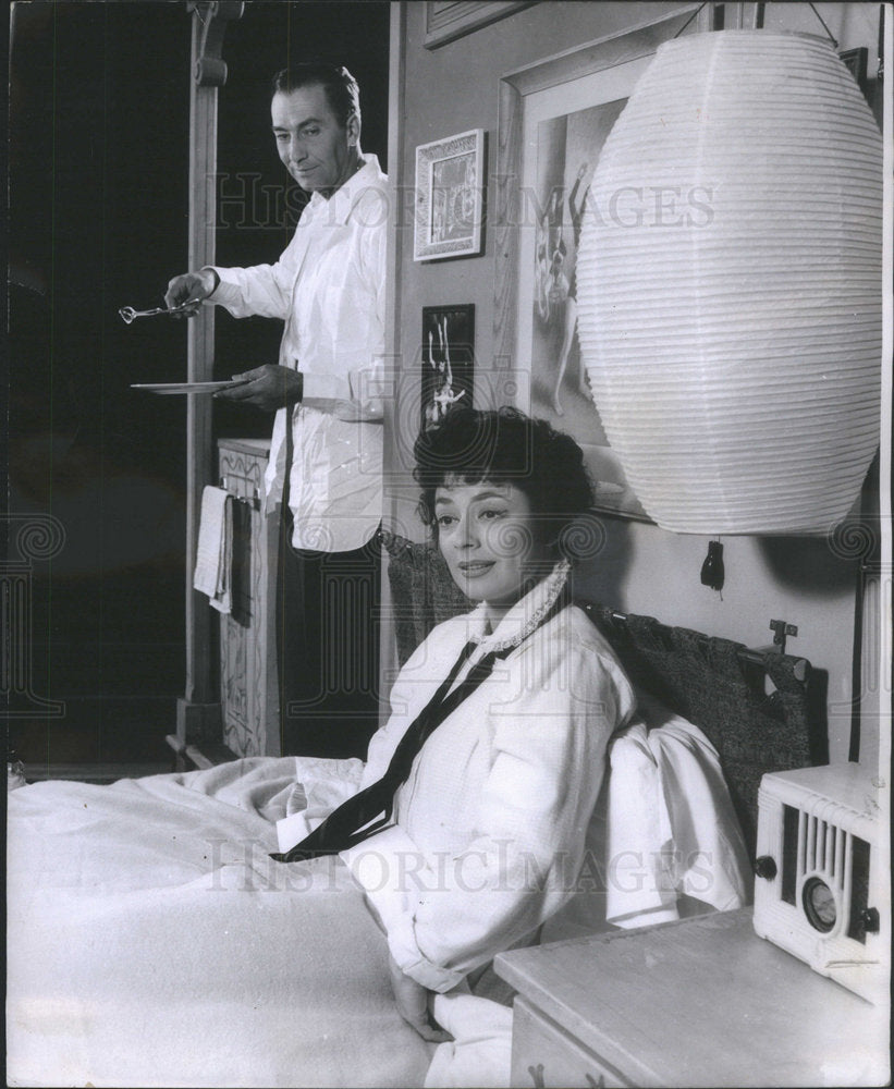 1959 Jeffrey Lynn & Ruth Roman "Two for the Seesaw." - Historic Images