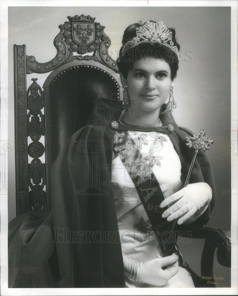 1967 Sonia Roman, 14, Queen of Chicago Puerto Rican's Parade - Historic Images