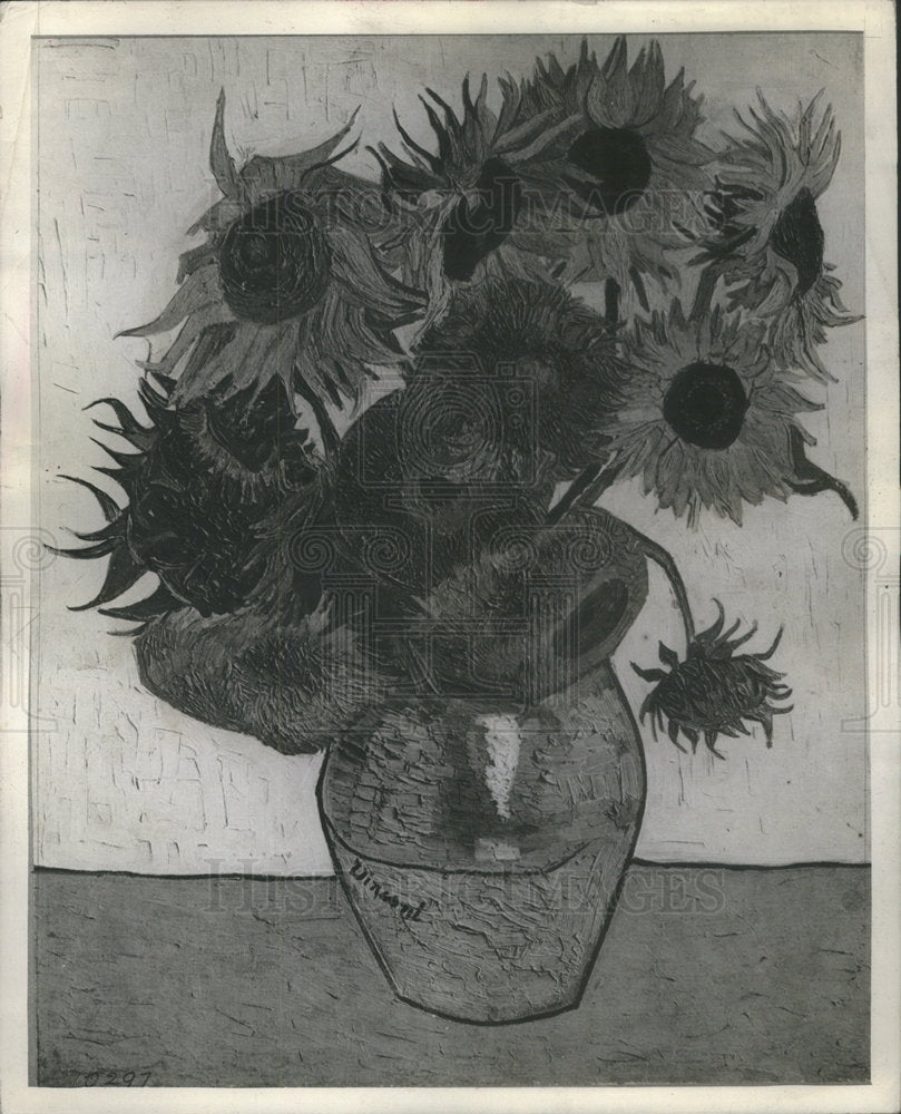 1939 Van Gogh's Sunflowers  - Historic Images