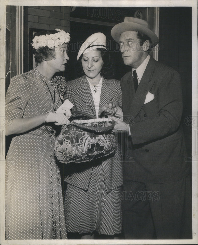 1939 Press Photo Fay Bainter, Mr. &amp; Mrs. Al Ritz - Historic Images