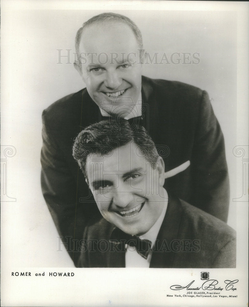 Press Photo Romer Howard American Comedy Duo - Historic Images