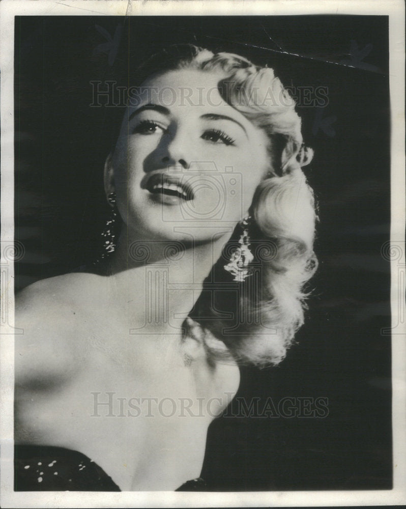 1955 Miss Paula Paige American Singer - Historic Images