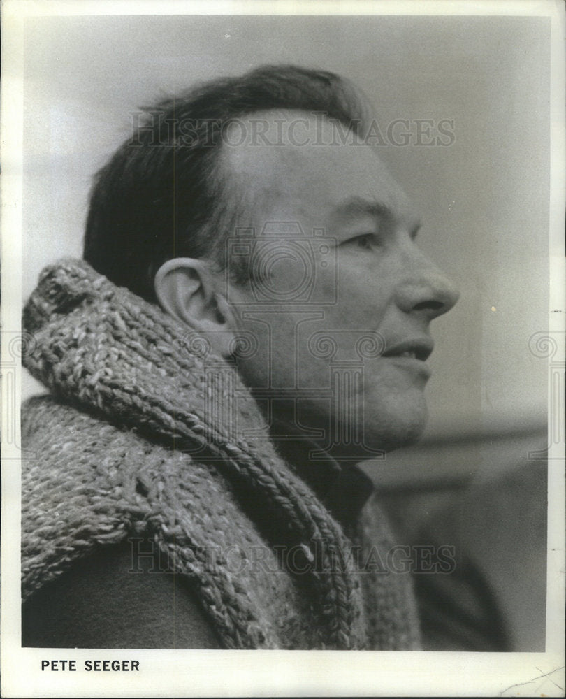 1966 Pete Seeger American Folk Singer - Historic Images