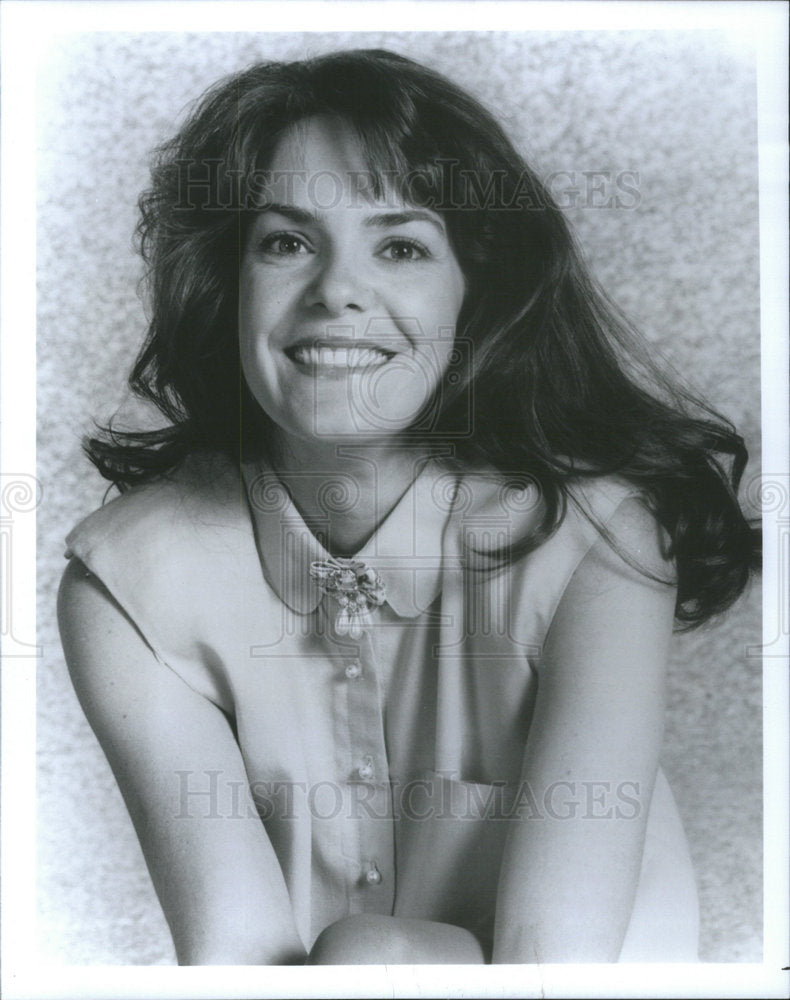 1987 Press Photo Eileen Seeley American Film &amp; Television Actress - Historic Images