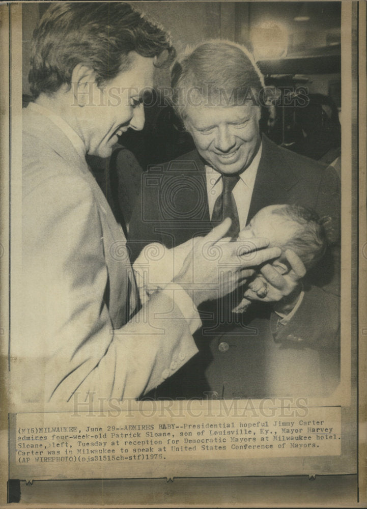 1978 Press Photo Presidential hopeful Jimmy  Carter - Historic Images