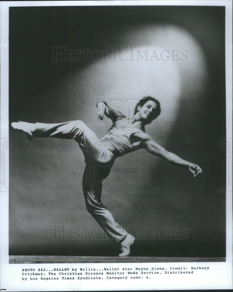 Press Photo Ballet Wayne Sleep - Historic Images