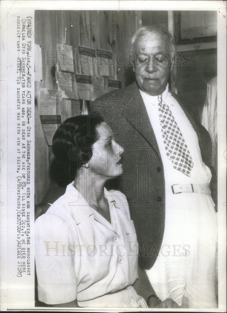 Press Photo Cornelia Otis Skinner American Actress Author - Historic Images