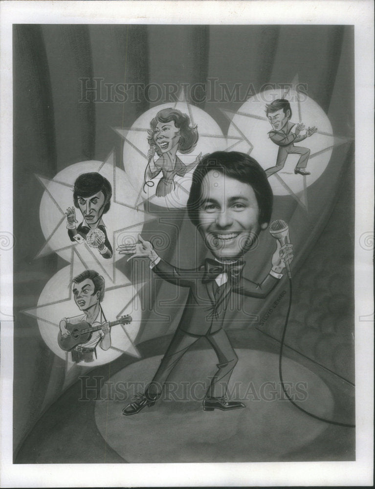 1978 Press Photo TV Host John Ritter Hosts America Votes For Tomorrow Stars - Historic Images