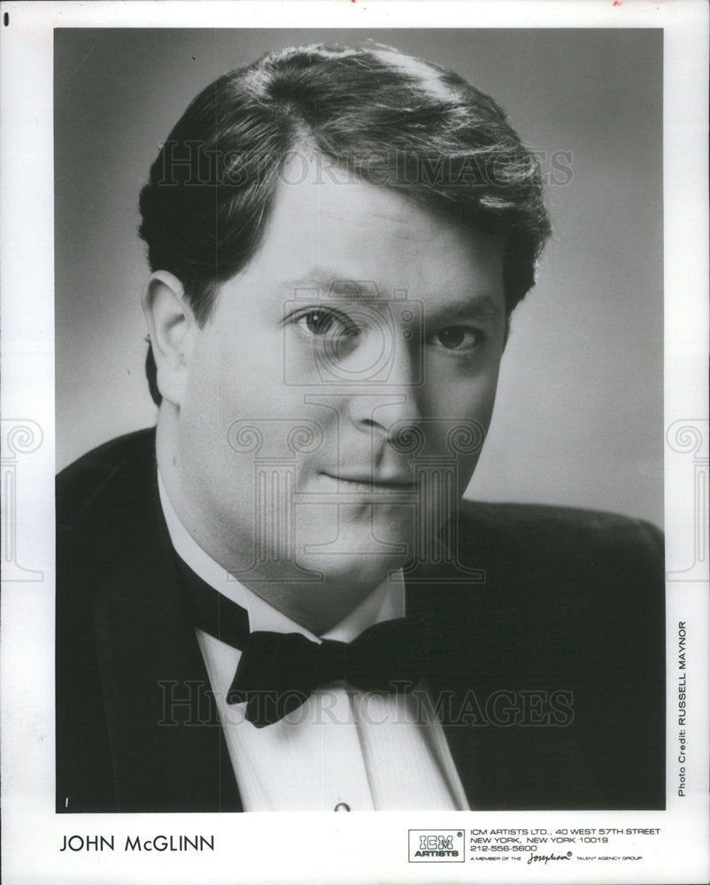 1988 Press Photo Soloist for the Grant park Symphony&#39;s John McGlinn - Historic Images