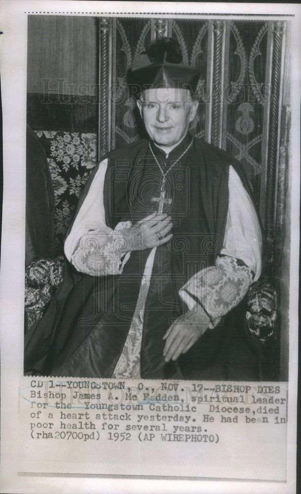 1952 Bishop James A. McFadden - Historic Images