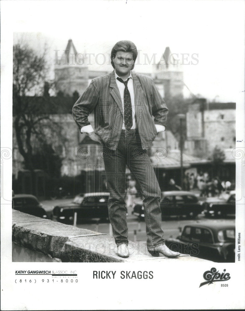 1986 Press Photo Ricky Skaggs - Historic Images