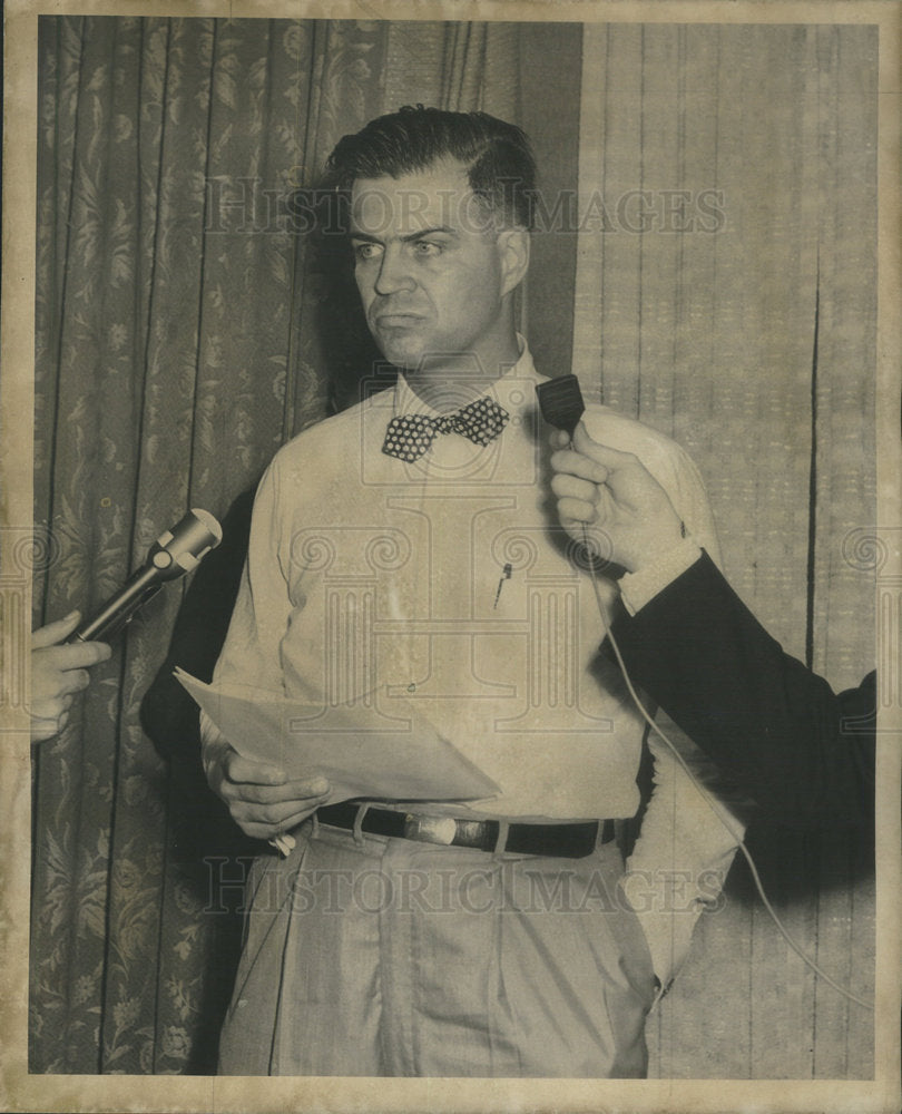 1956 Gerhard Mennen "Soapy" Williams Politician US state of Michigan - Historic Images