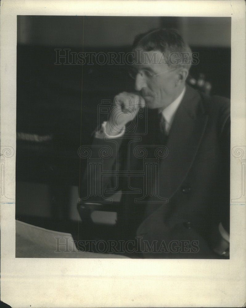 1930 Press Photo Henry Justin Smith Managing Editor of the Chicago Daily News. - Historic Images
