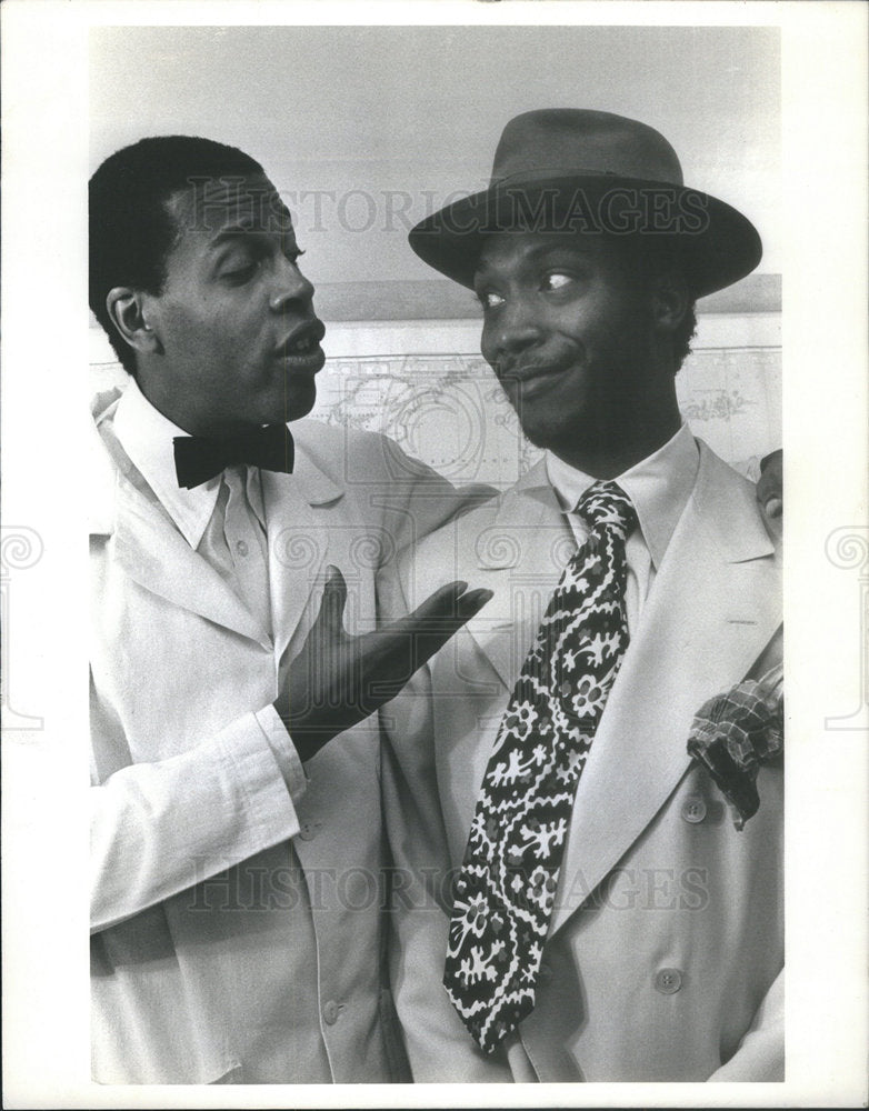 1978 Press Photo Meshach Taylor as Styles and Lionel Smith as Sizwe Banzi - Historic Images