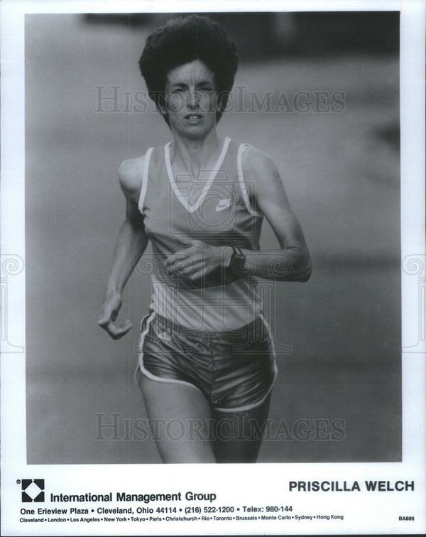 1990 Priscilla June Welch British retired marathon runner - Historic Images