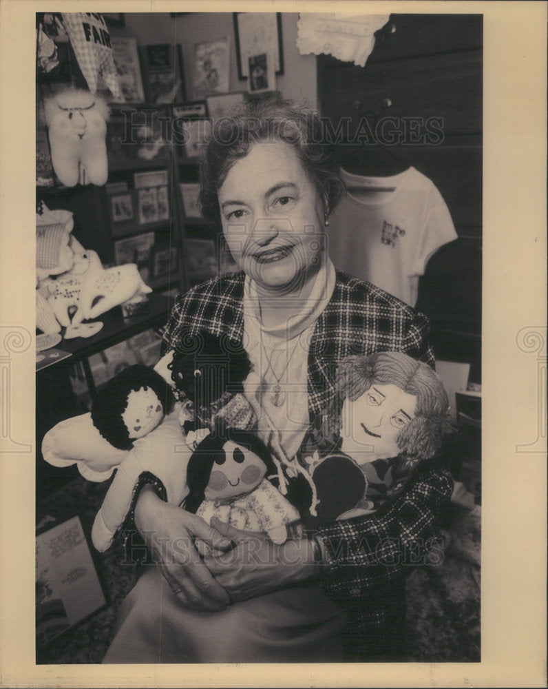 1993 Press Photo Rosemary Wells home museum dedicated tooth fairy - RSC40421 - Historic Images