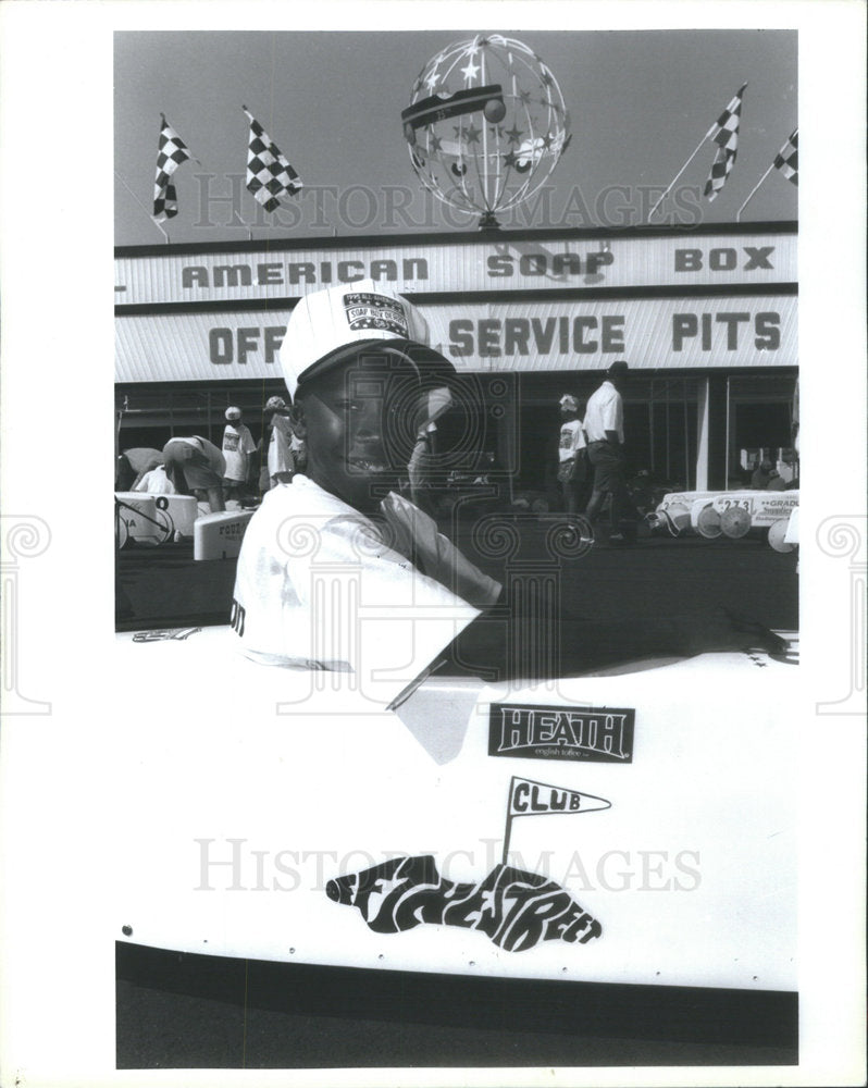 1995 Press Photo Victor Wells/All-American Soap Box Derby/Chicago - RSC40425 - Historic Images