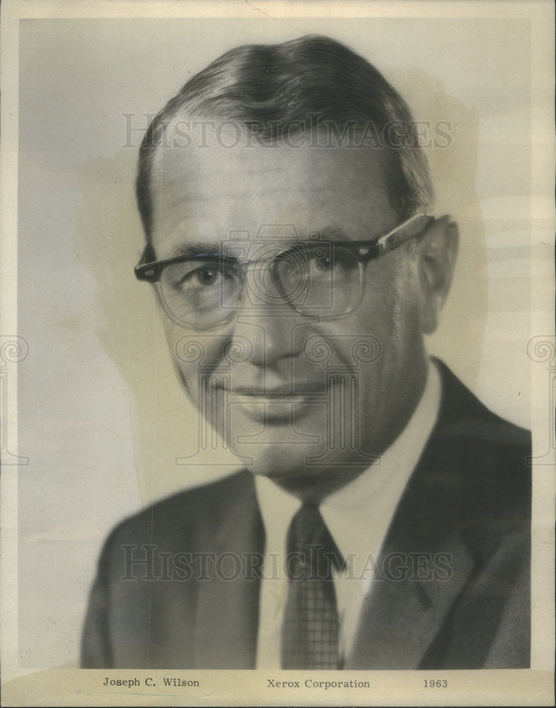 1966 Press Photo Joseph C. Wilson Former United States Diplomat - Historic Images
