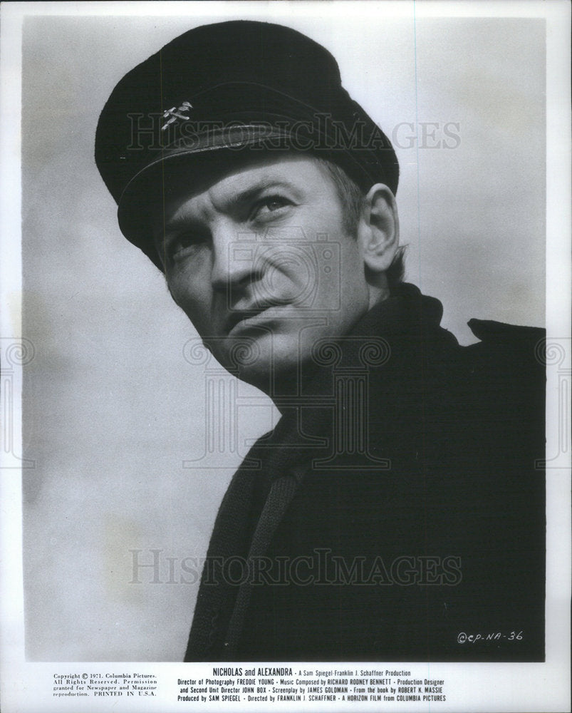1972 Press Photo JOHN MCENERY BRITISH ACTOR WRITER FILM "NICHOLAS AND ALEXANDRA" - Historic Images