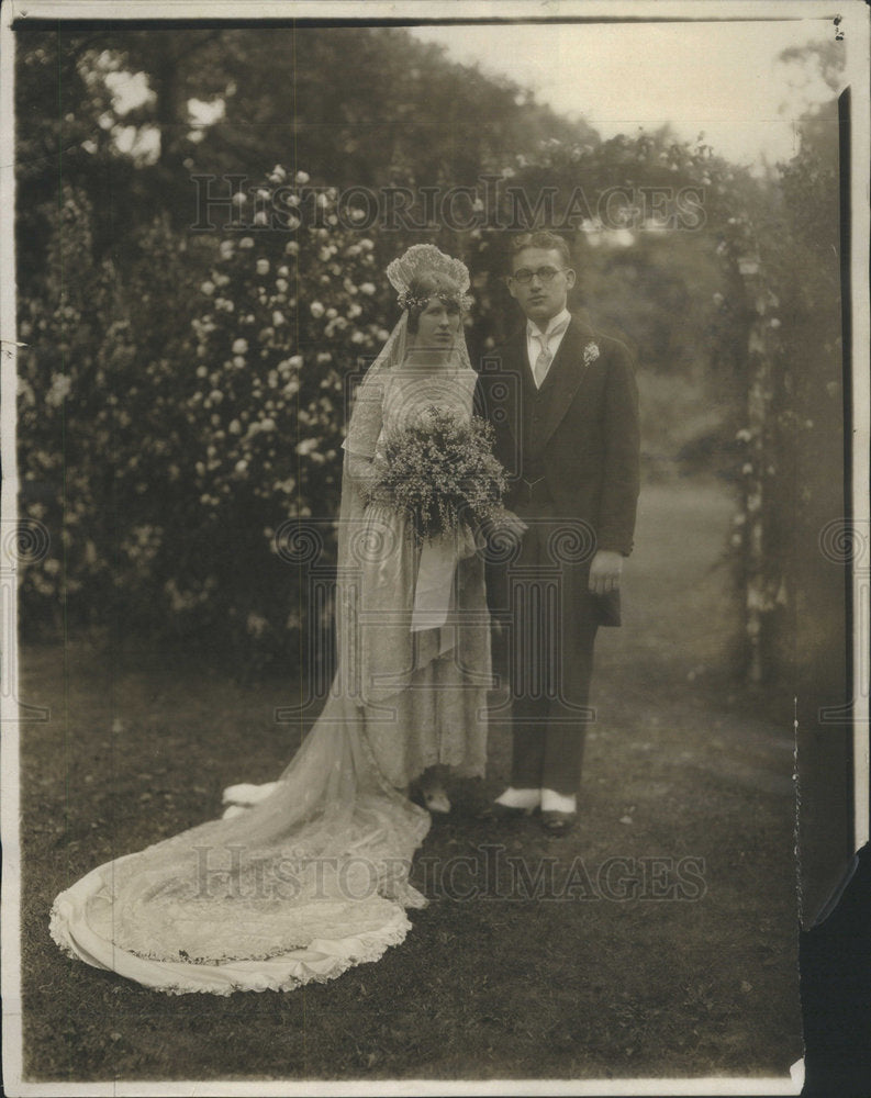 1923 Press Photo Mr And Mrs Herman Dunlop Smith - Historic Images