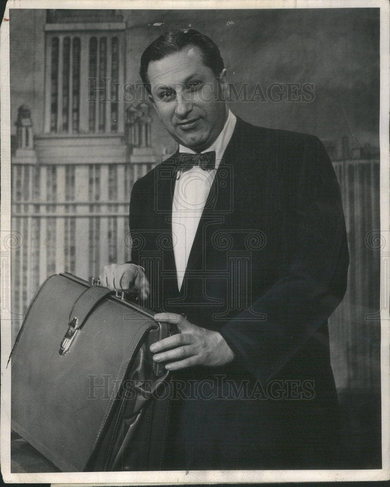 1959 Press Photo Studs Terkel American Author Actor Broadcaster Historian - Historic Images