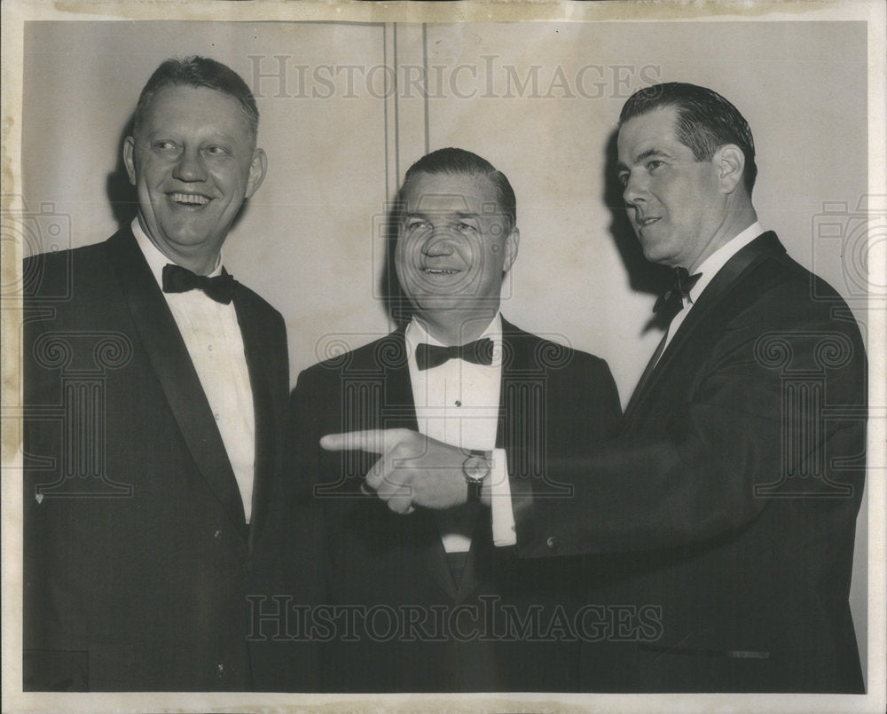 1962 Harry Semrow Michael Howlett Francis Lorenz Postmaster Auditor - Historic Images