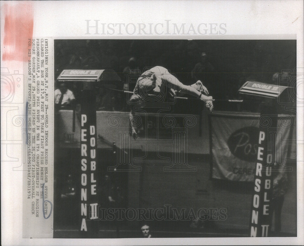 1974 Press Photo Steve Smith Cleared Bar To Take Foirst Prize Money At Madison - Historic Images