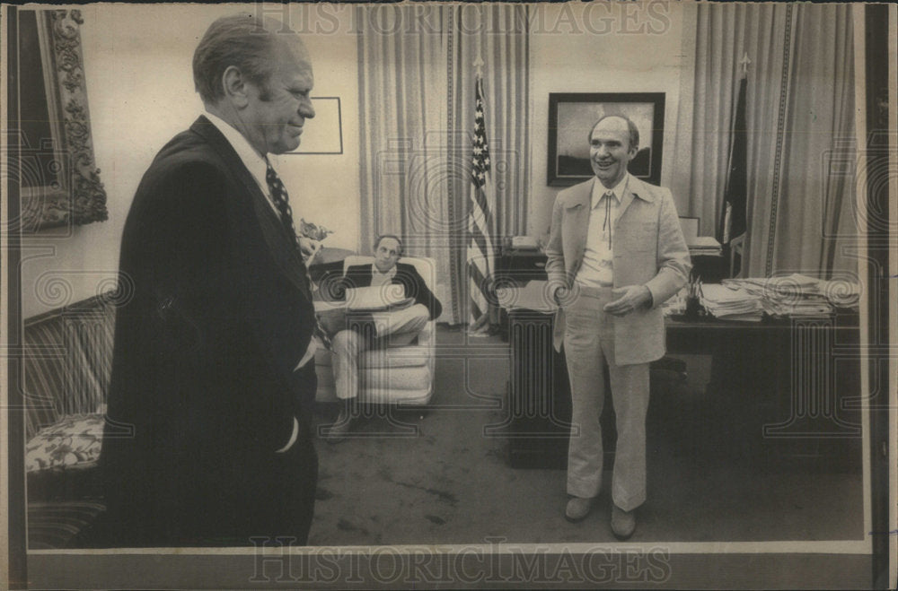 1976 Press Photo Brent Scowcroft President Ford State Department America Europe - Historic Images