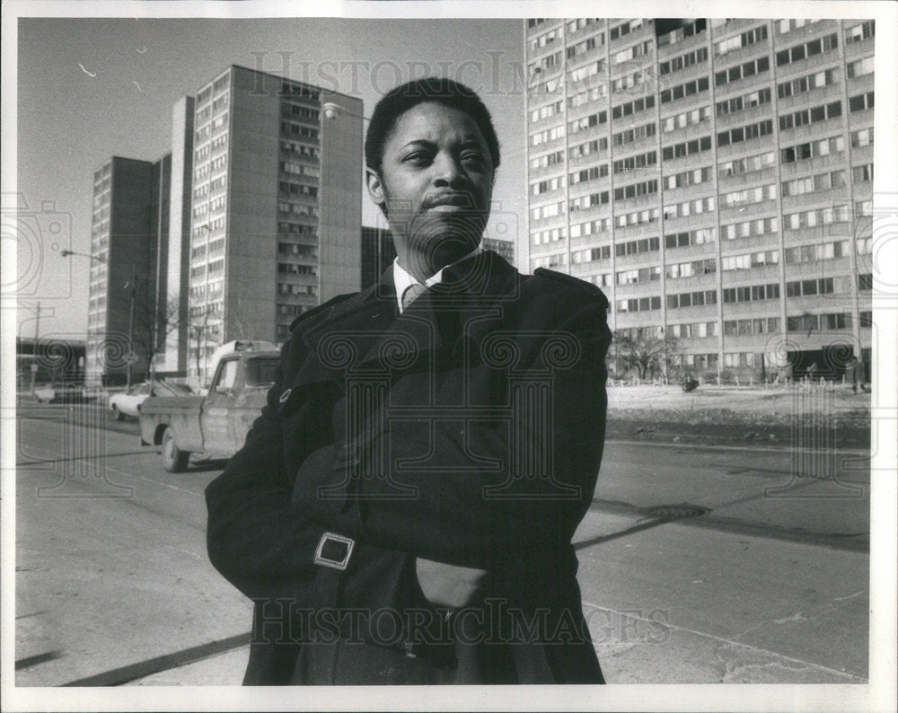 1985 Press Photo REV. DWIGHT WESLEY PASTOR NEW HOPE BAPTIST CHURCH VICTIM - Historic Images