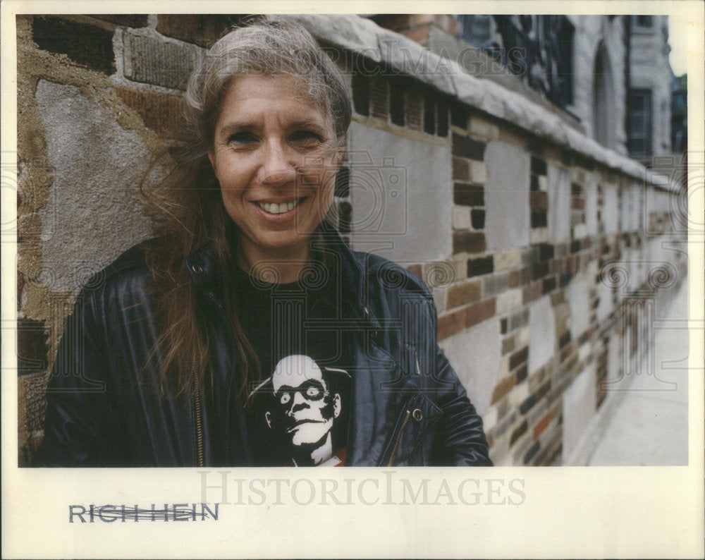 1993 Press Photo Deens Weinstein Assistant Professor at DePaul Heavy Metal Book - Historic Images