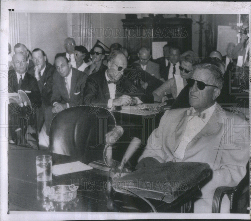 1958 Press Photo Louis A. Romano American Democratic Party Politician - Historic Images