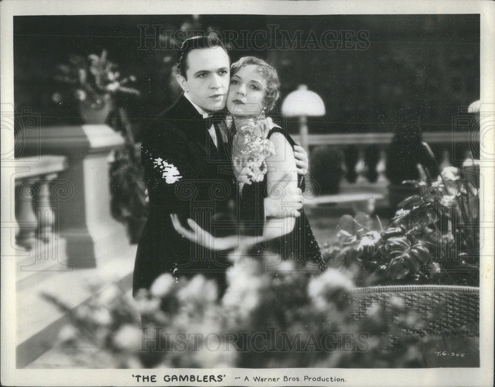 Press Photo Lois Wilson Jason Robards appear Gambler Warner Brother movie scene - Historic Images