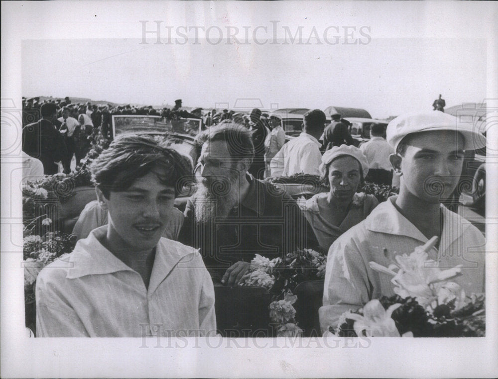1937 Press Photo Prof. Otto J.Schmidt, Head of the Expedition to North Pole. - Historic Images