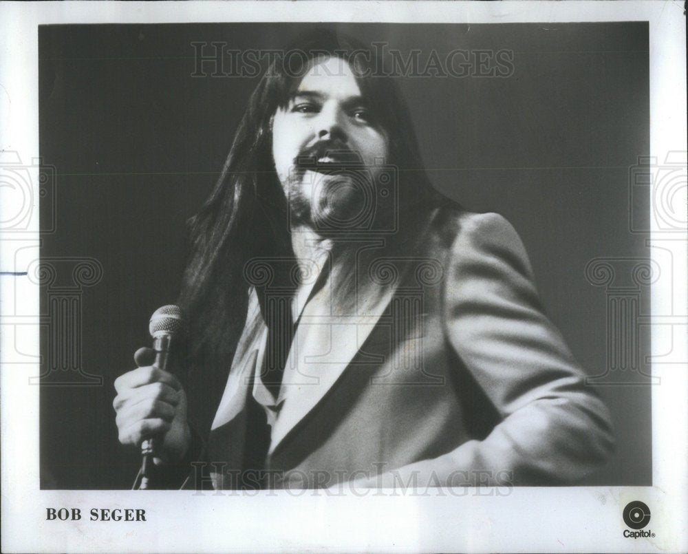 1978 Press Photo Bob Seger American Rock & Roll Singer, Guitarist and Pianist. - Historic Images