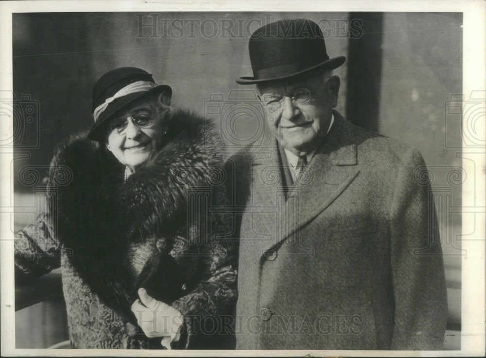 1934 Mr. and Mrs. Truman H. Newberry (Secretary of State) - Historic Images