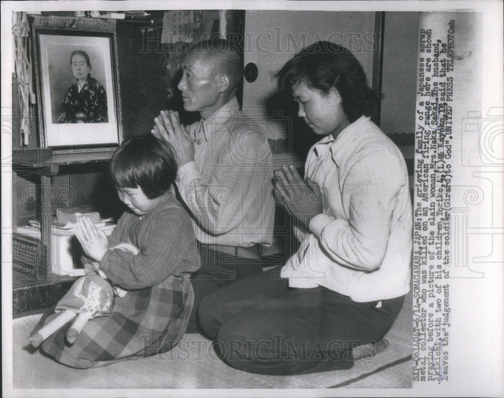 1957 Naka Sakai, Killed in an American Firing Range - Historic Images