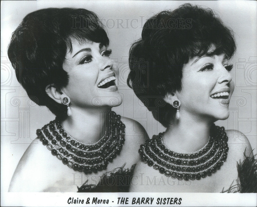 1974 Clara Minnie Barry popular American Jazz Klesmer entertainers - Historic Images