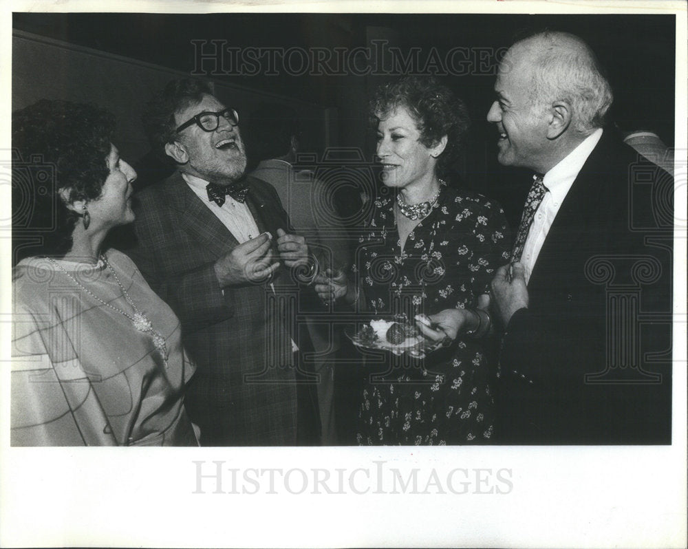 1982 Press Photo Bruce Sagar, Bette Carl Hill and Bob Litton. - Historic Images