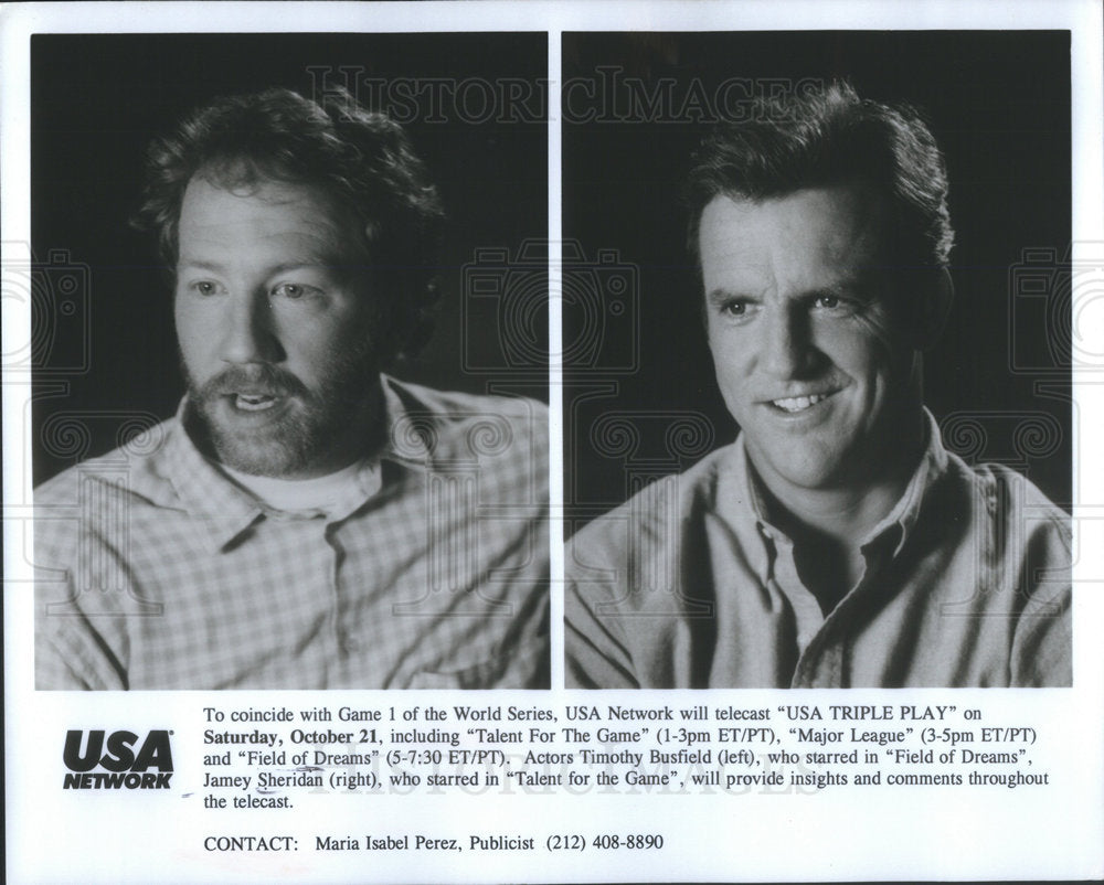 1991 Press Photo Jamey Sheridan American Film & Television Actor - RSC42947 - Historic Images