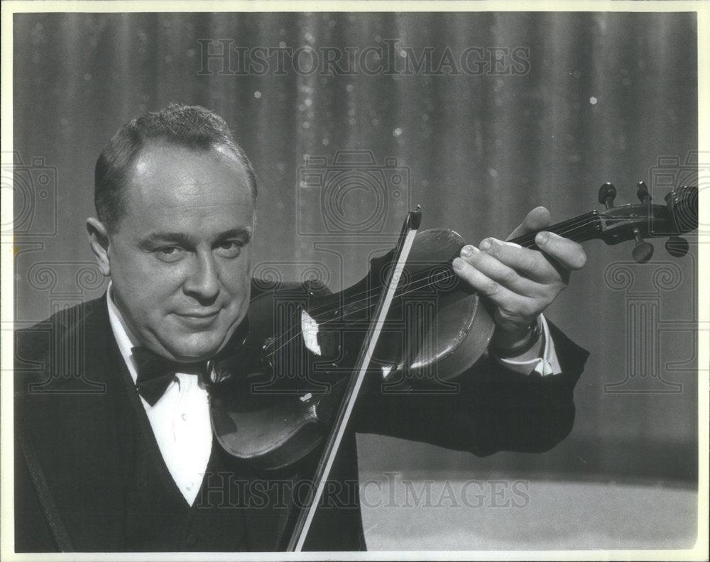 1979 Press Photo Ned Sherrin violinist - Historic Images