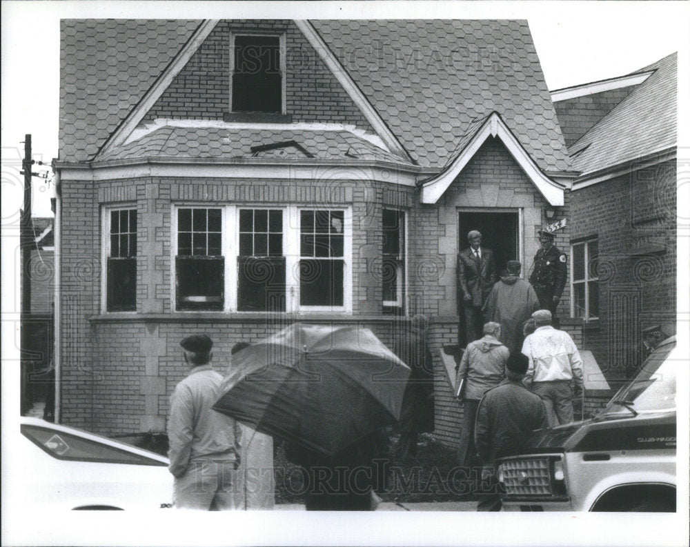 1990 Press Photo Raymond Sojack Chicago City Suicide Victim & Murderer - Historic Images