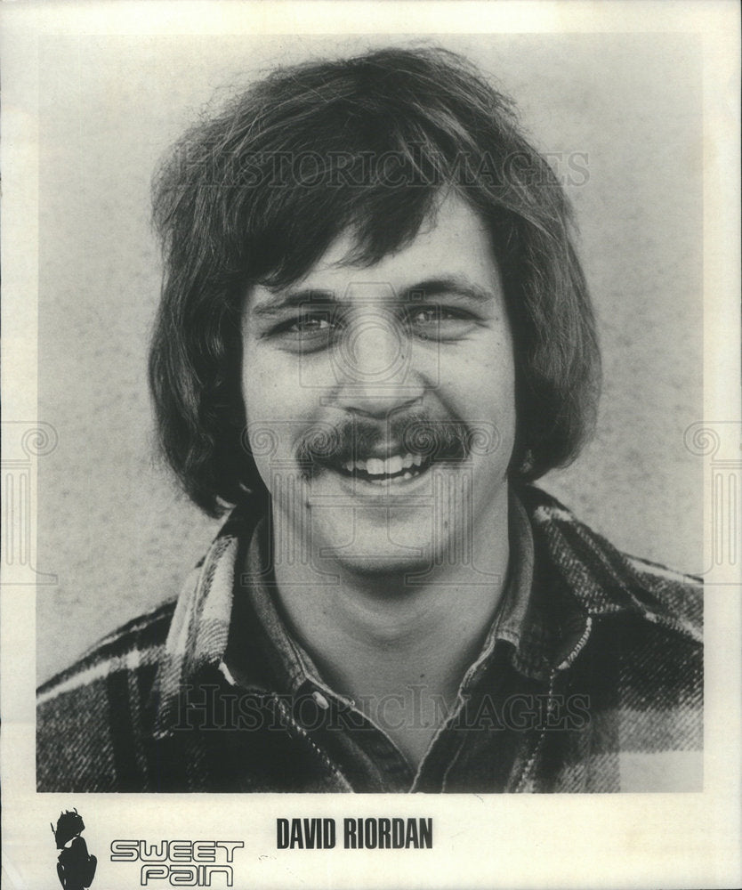 1971 David Riordan American Musician - Historic Images