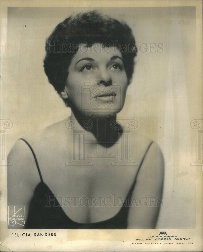 1961 Felicia Sanders American Actress - Historic Images