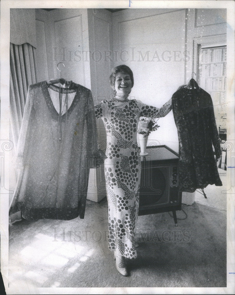1971 Press Photo Marge Redmond American Film Television Actress Chicago Michigan - Historic Images