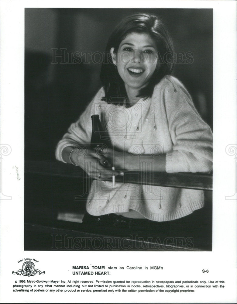 1993 Press Photo Marisa Tomei American Stage Film Television Actress Chicago - Historic Images