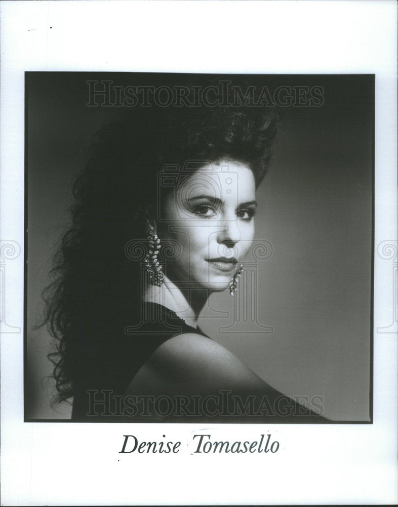 1986 Press Photo Denise Tomasello entertainer - Historic Images